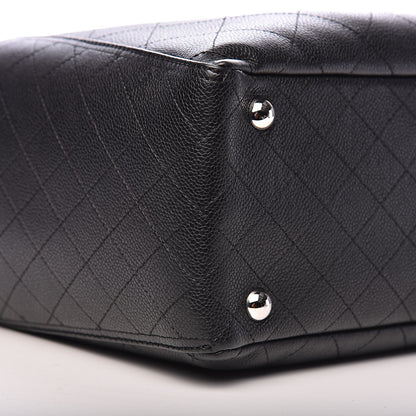 Chanel Grained Calfskin CC Pocket Tote Black 8 of 10