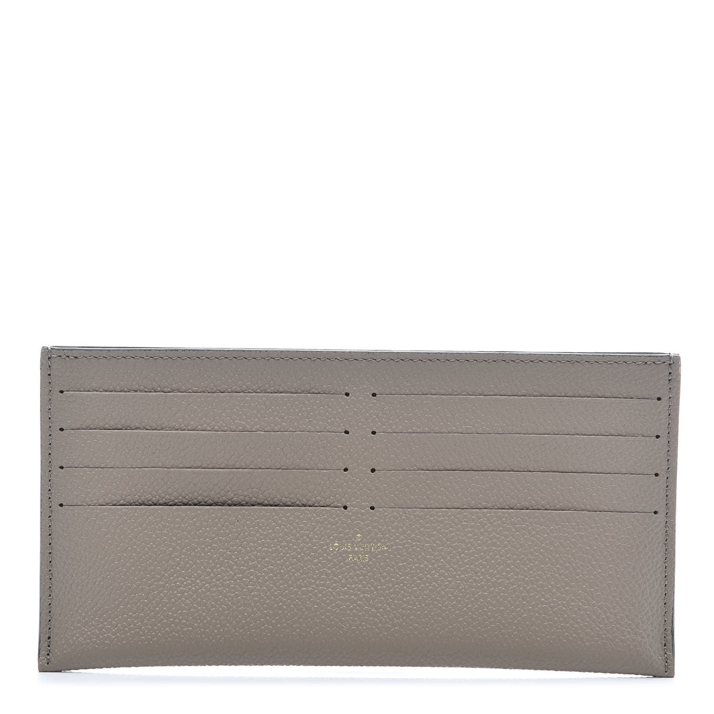 Calfskin Felicie Chain Wallet Card Holder Insert Tourterelle