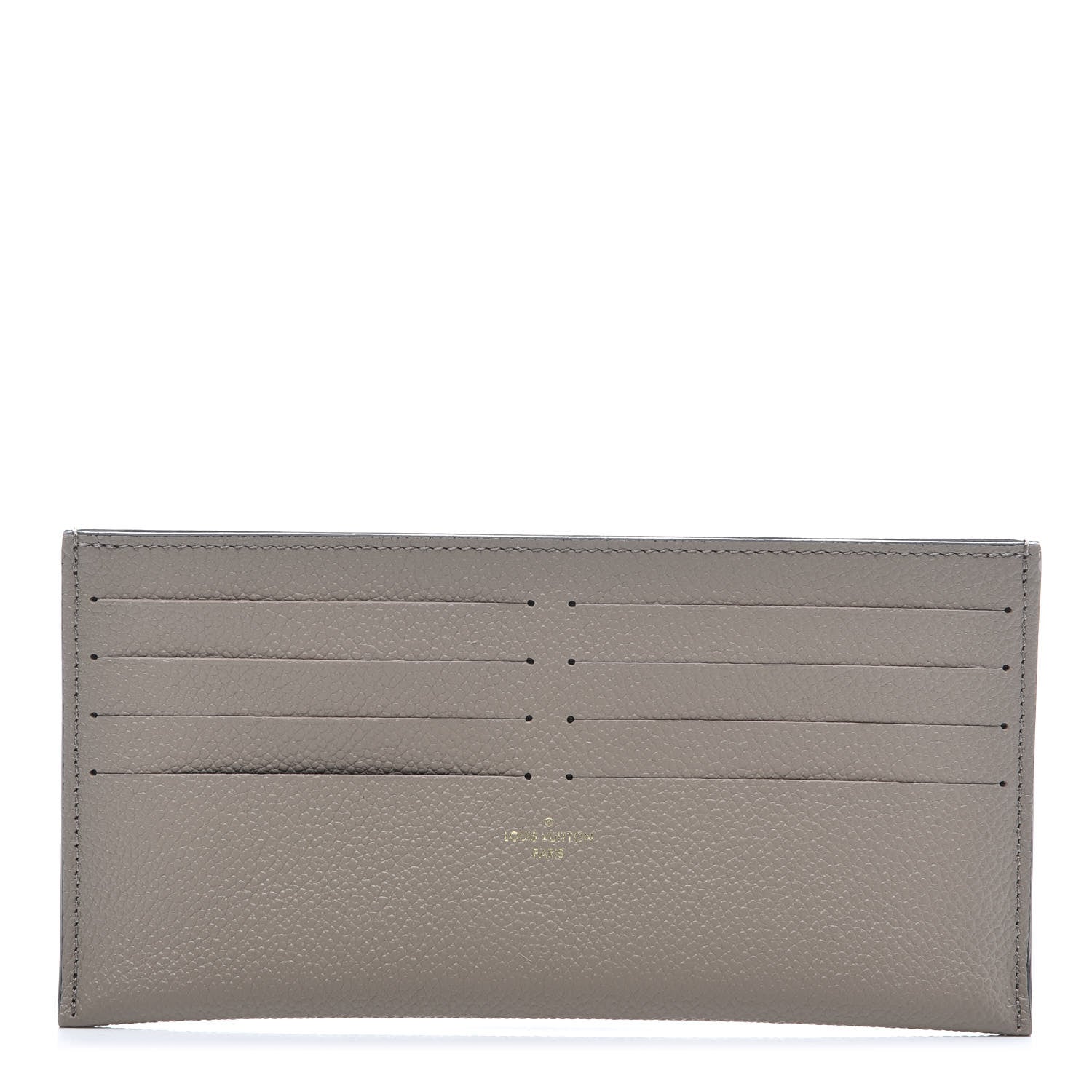 Louis Vuitton Calfskin Felicie Chain Wallet Card Holder Insert Tourterelle 1 of 7