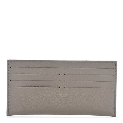 Louis Vuitton Calfskin Felicie Chain Wallet Card Holder Insert Tourterelle 1 of 7
