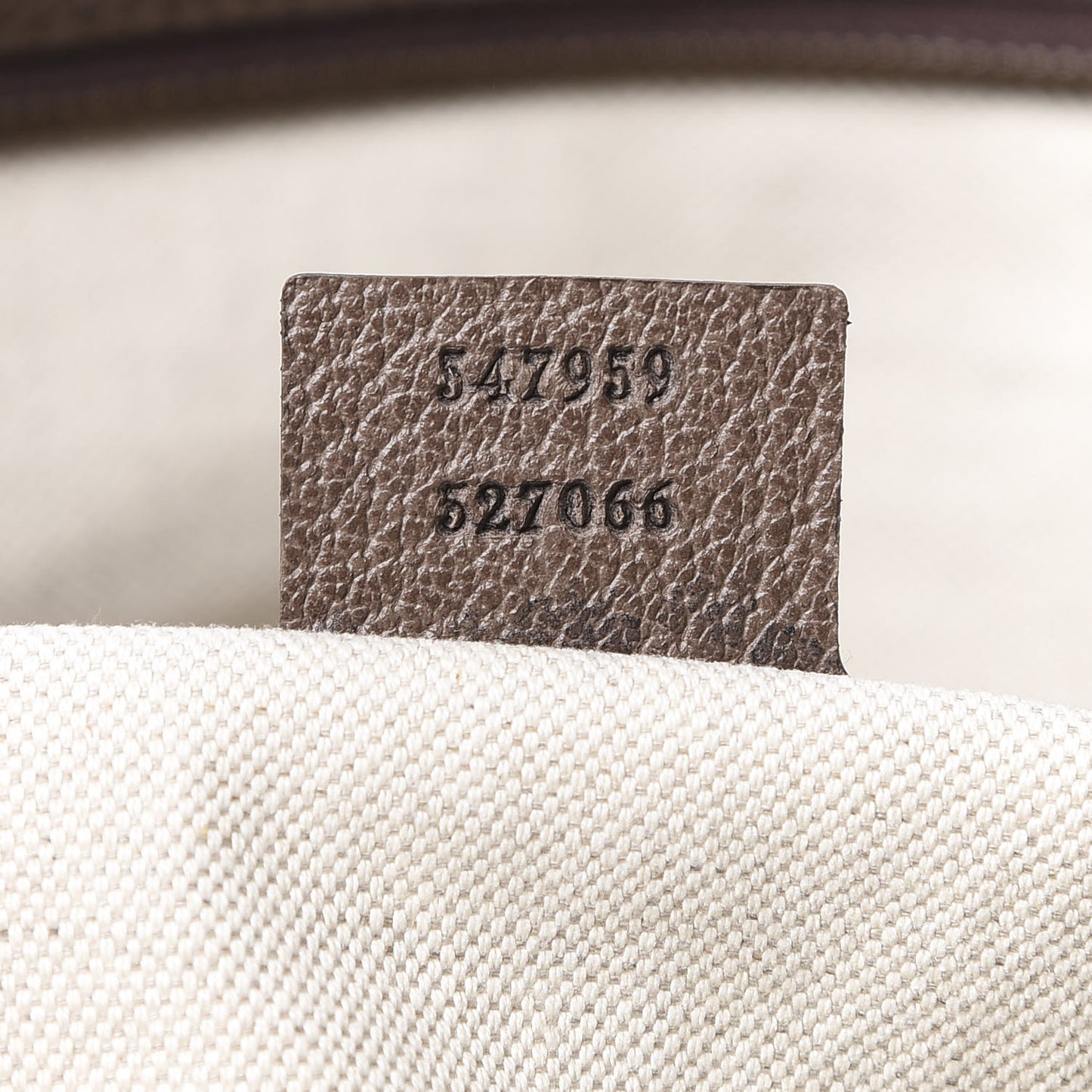 GG Supreme Monogram Textured Dollar Calfskin Web Large Savoy Duffle Bag Beige Ebony New Acero