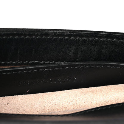 Gucci Calfskin Matelasse Mini GG Marmont Top Handle Shoulder Bag Black 7 of 12