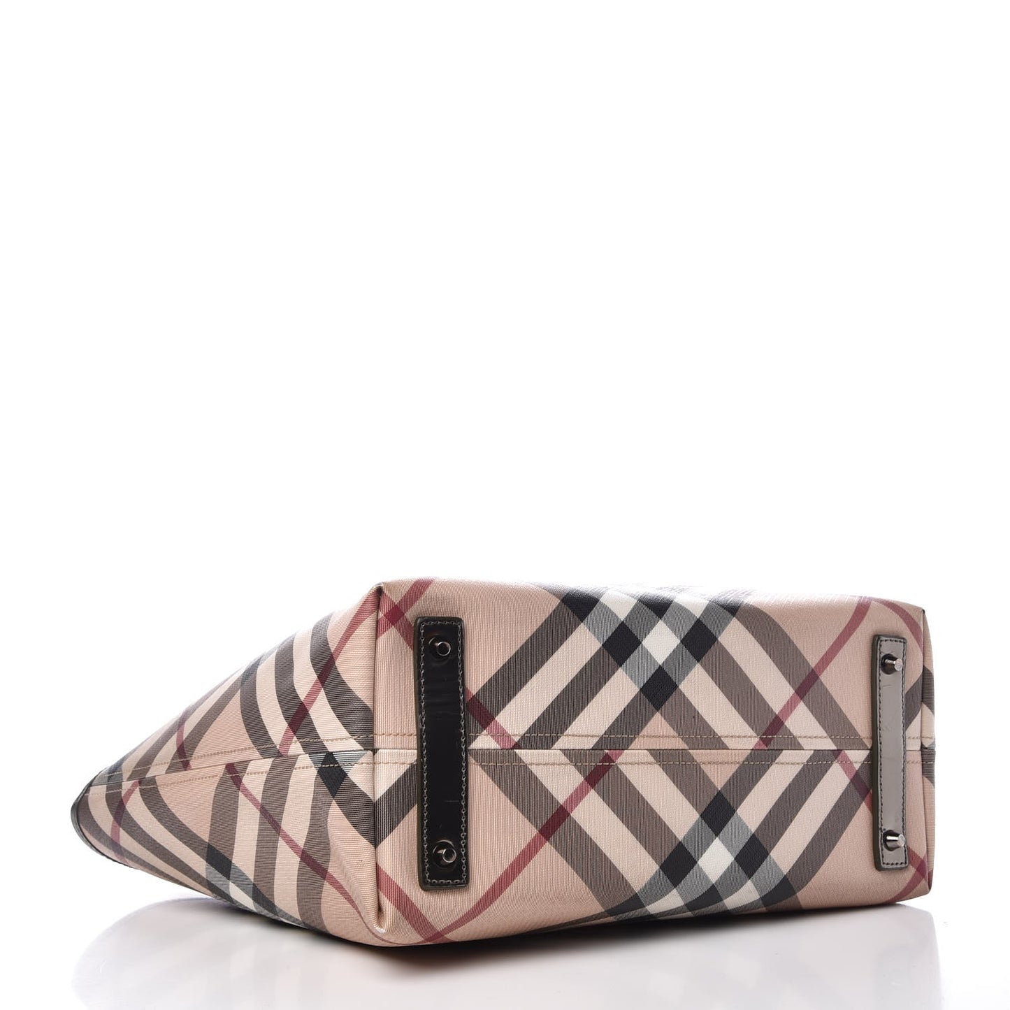 Patent Supernova Check Stanton Tote Dark Nickel