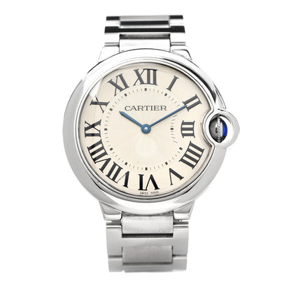 Cartier Stainless Steel 36mm Ballon Bleu De Quartz Watch 1 of 6