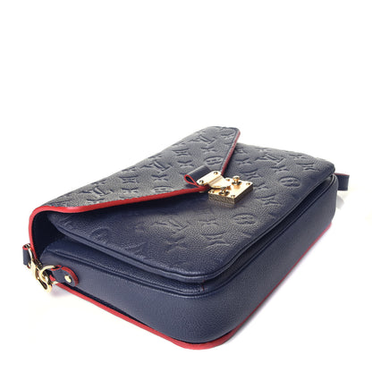 Louis Vuitton Empreinte Pochette Metis Marine Rouge 4 of 8
