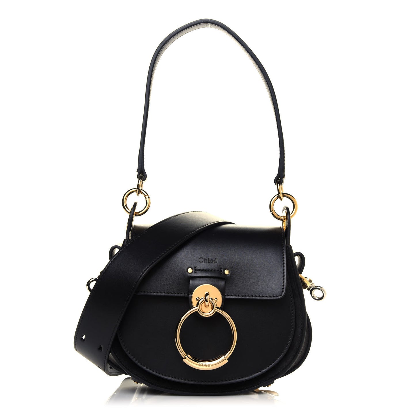 Calfskin Small Tess Bag Black