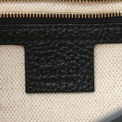 Gucci Pebbled Calfskin Medium Soho Flap Crossbody Black 6 of 10