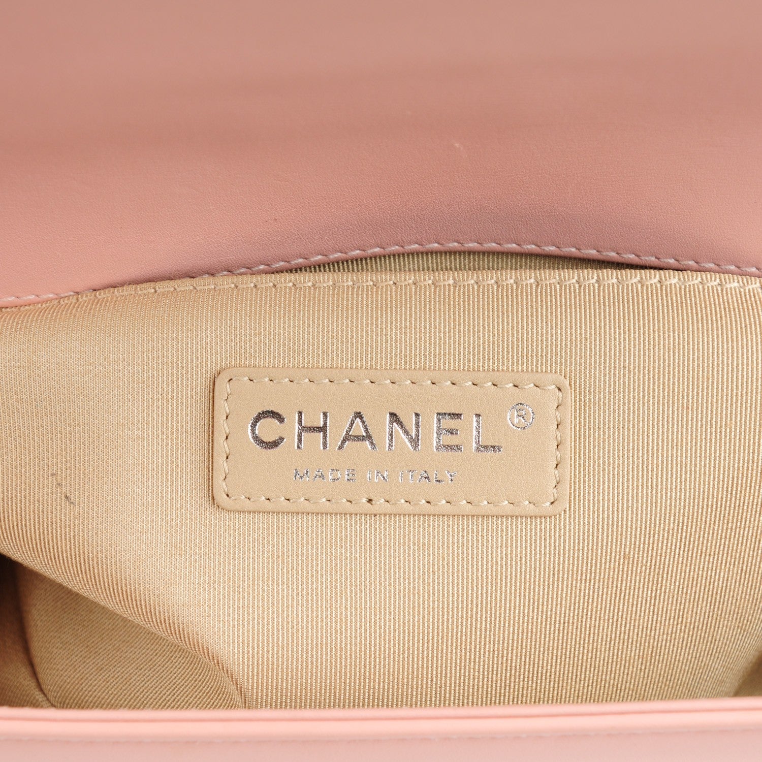 Chanel Patent Chevron Medium Boy Flap Light Pink 8 of 9