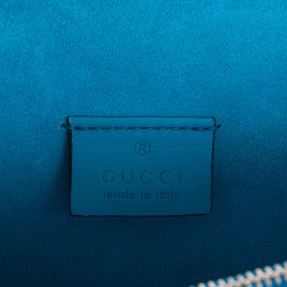 Gucci GG Supreme Monogram Small Dionysus Shoulder Bag Bright Turquoise 7 of 8