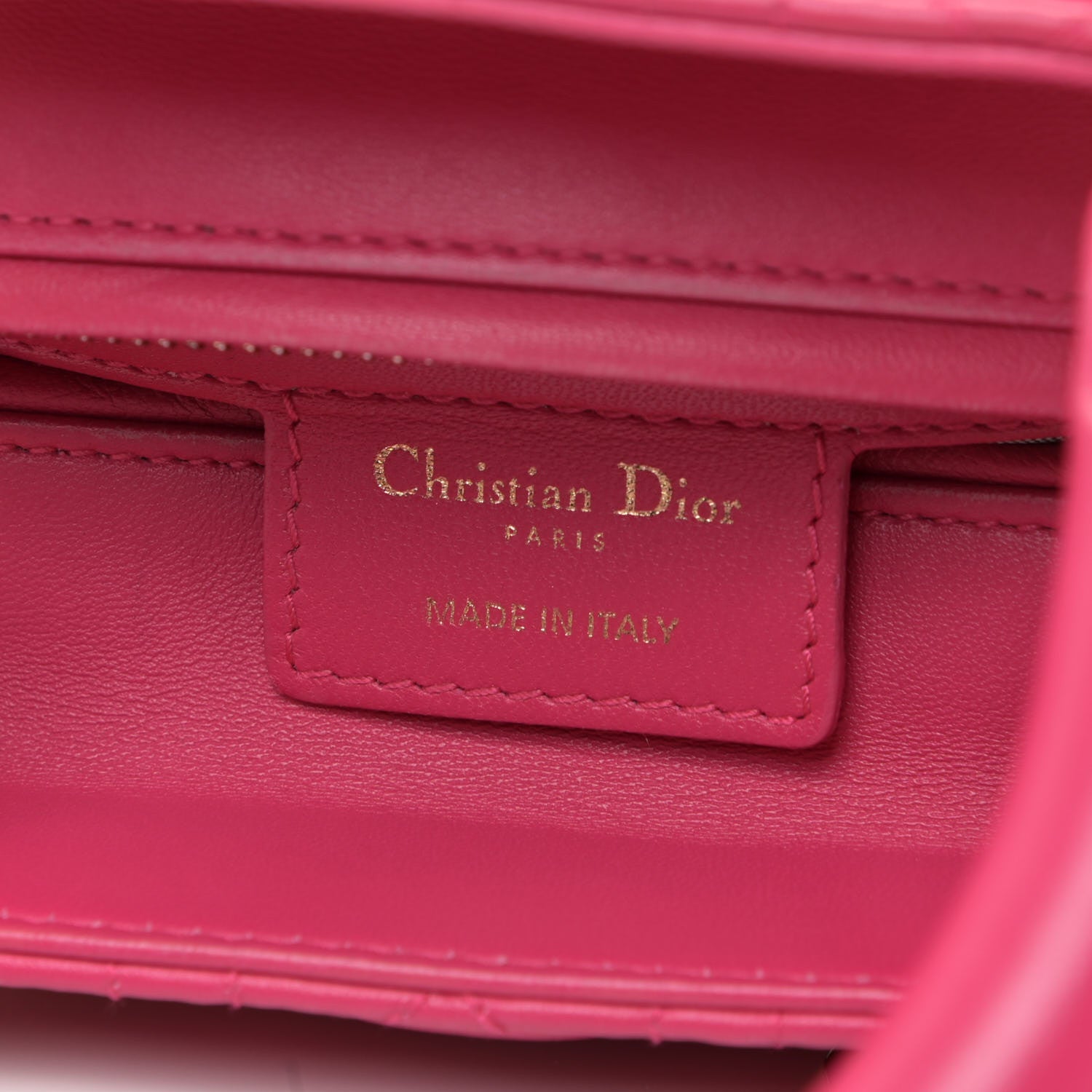 Christian Dior Lambskin Cannage Medium Lady Dior Pink 6 of 11