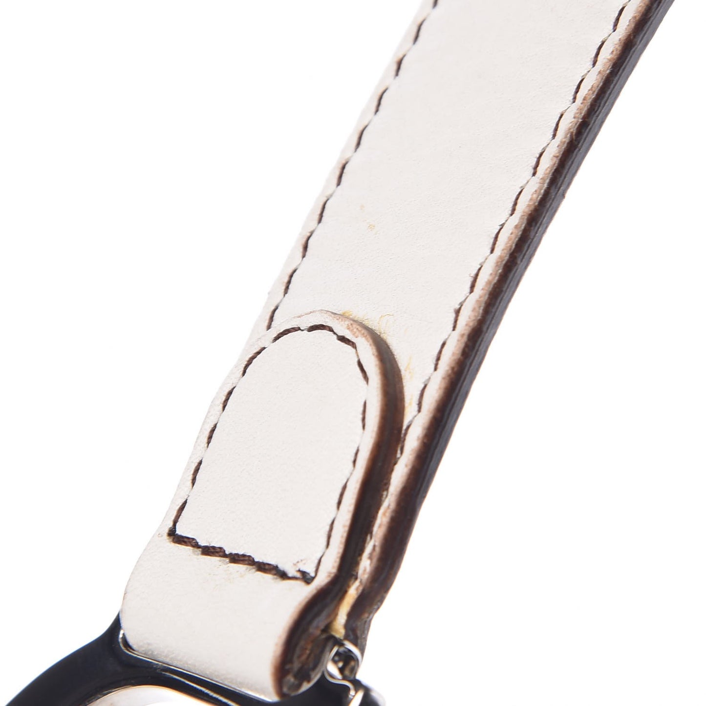 Calfskin Saddle Bag White