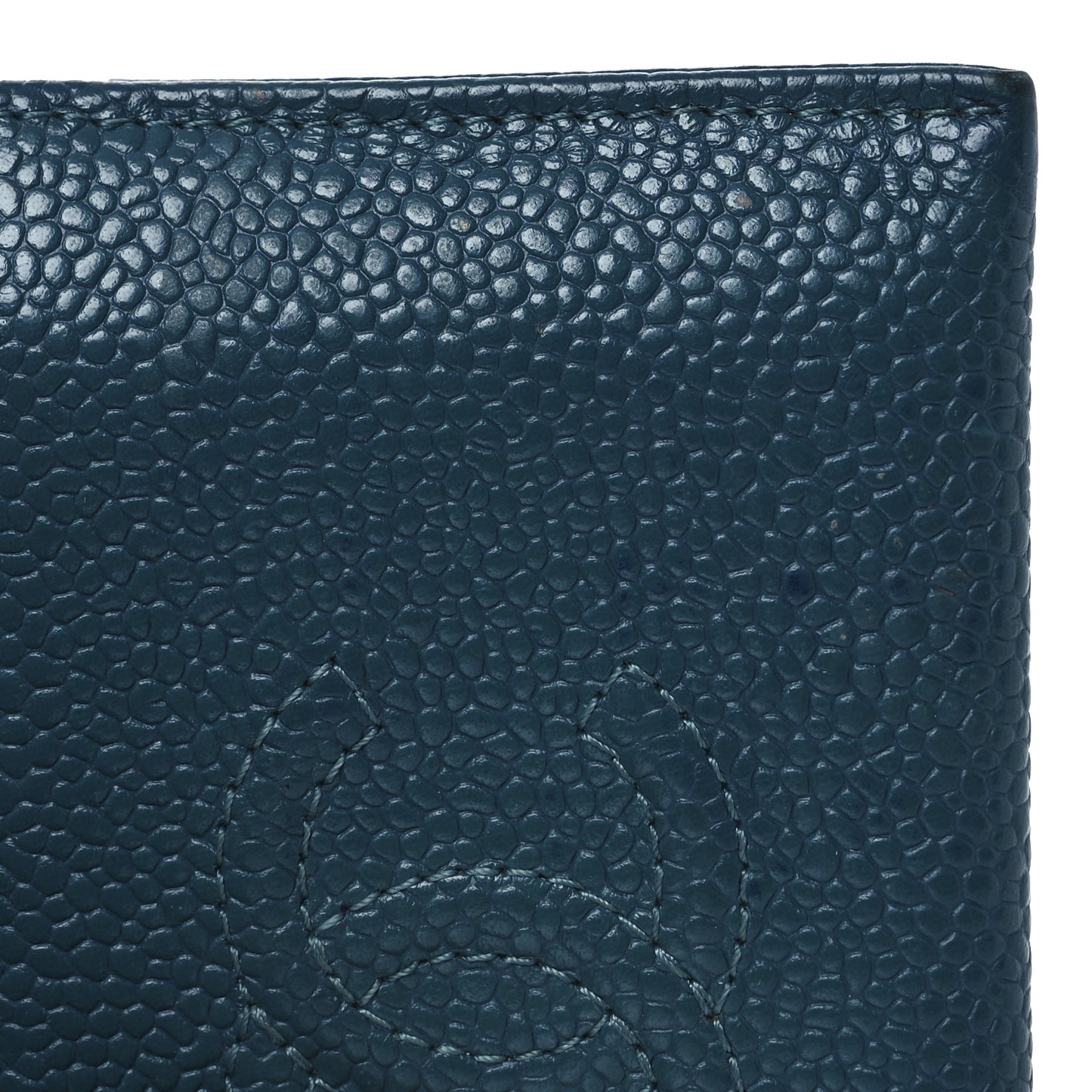 Caviar Timeless CC Card Holder Wallet Blue