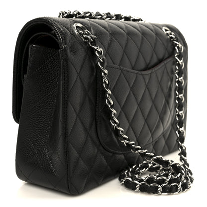 Chanel Caviar Quilted Medium Double Flap Black 3 of 13