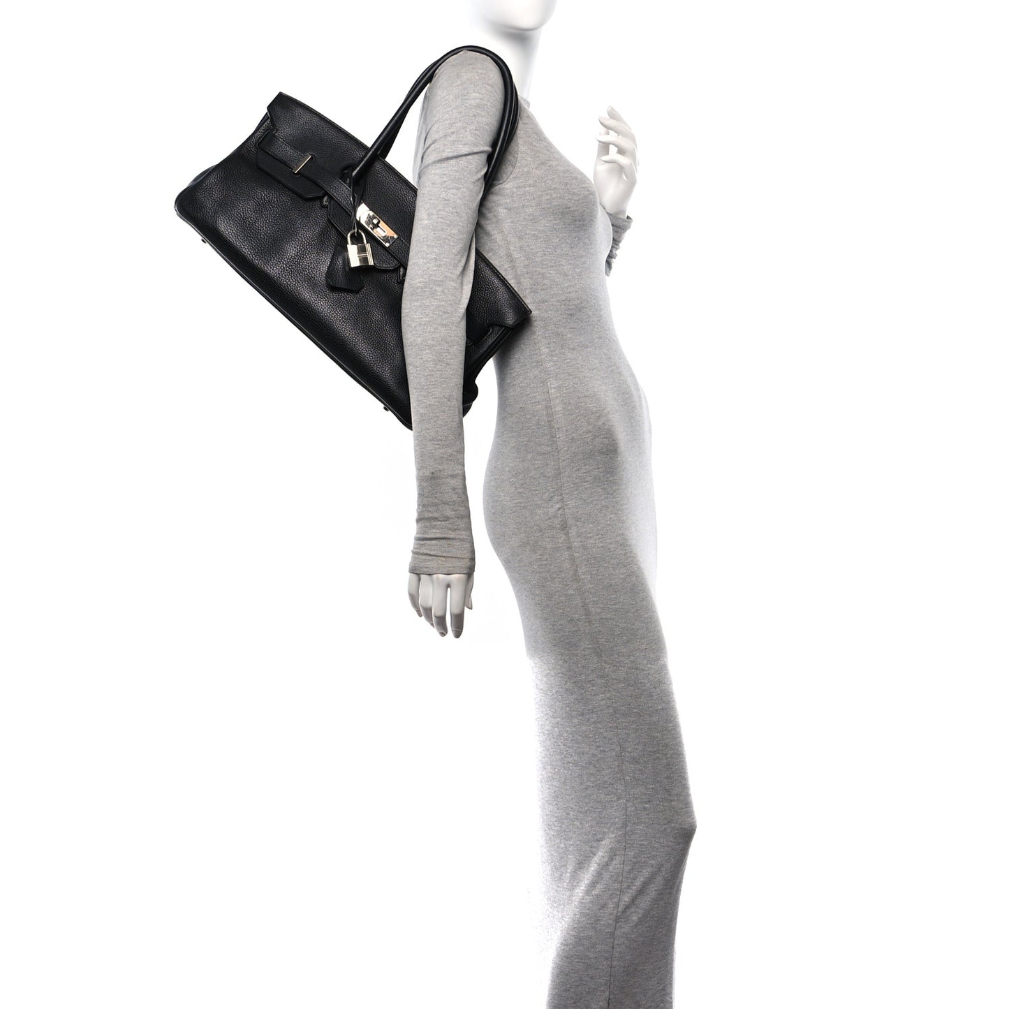 Taurillon Clemence JPG Birkin II 42 Black