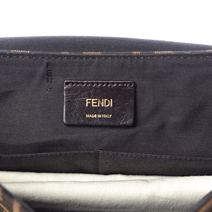 Fendi Zucca Vitello Artic Messenger Bag Tobacco Castagna 6 of 12