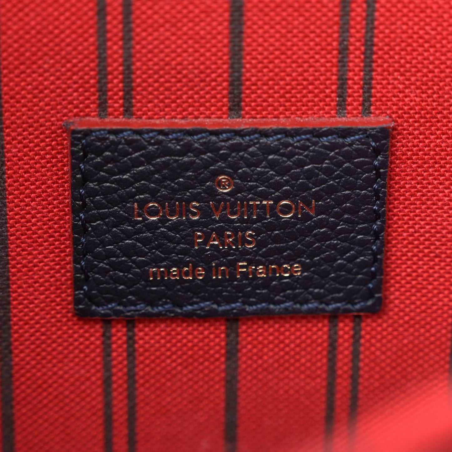 Empreinte Pochette Metis Marine Rouge