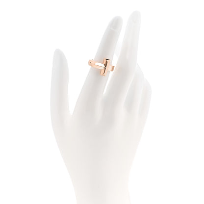 Tiffany 18K Rose Gold 4.5mm T T1 Wide Ring 51 5.75 2 of 5