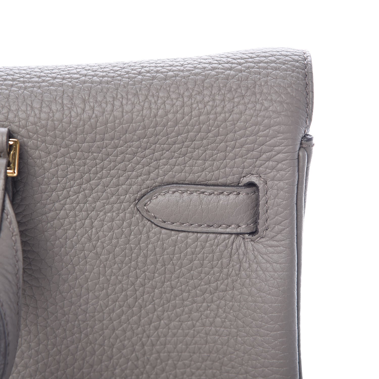 Hermes Taurillon Clemence Kelly Ado Backpack Etain 16 of 26