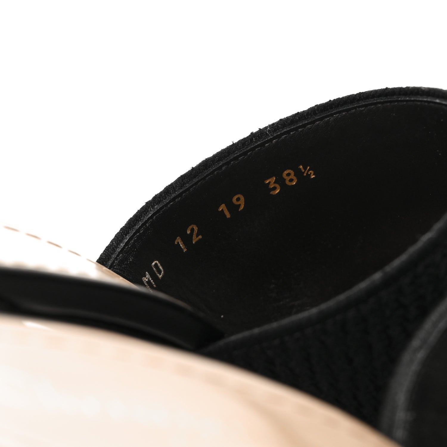 Christian Dior Cotton Embroidered Dway 85mm Slide Sandals 38.5 Black 7 of 9