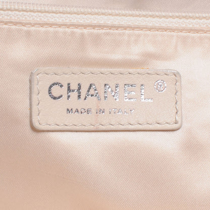 Chanel Lambskin Quilted East West Large Tote Red 6 of 7