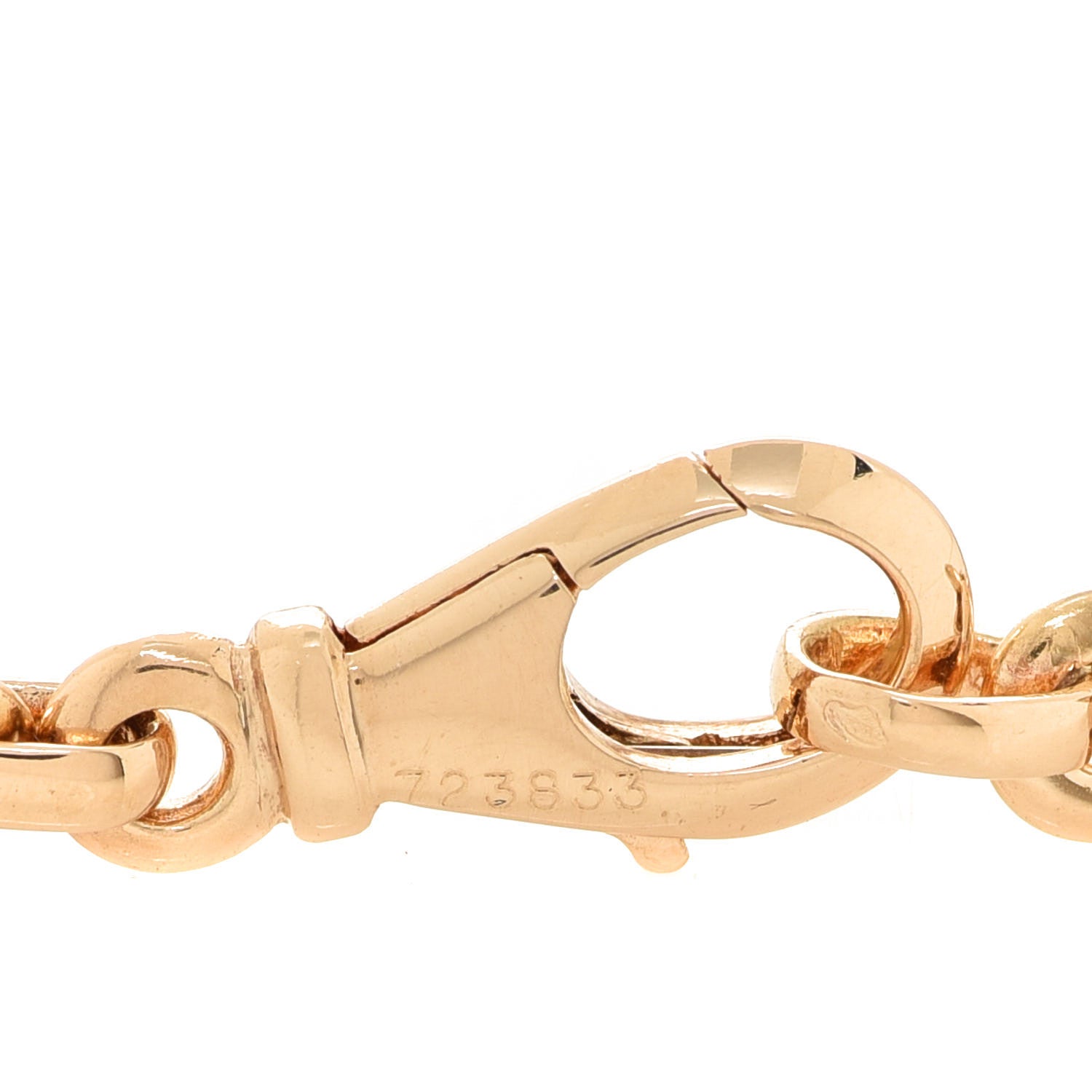 Cartier 18K Yellow Gold Meplat Link Chain Bracelet 5 of 5