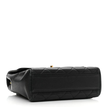 Chanel Caviar Quilted Medium Single Flap Black 4 of 13