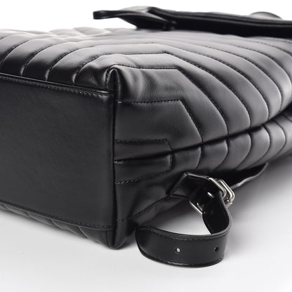 Saint Laurent Calfskin Y Quilted Monogram Medium Loulou Backpack Black 12 of 12
