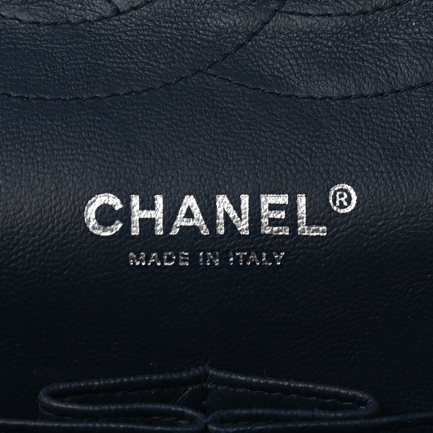 Chanel Caviar Quilted Jumbo Double Flap Navy Blue 5 of 9