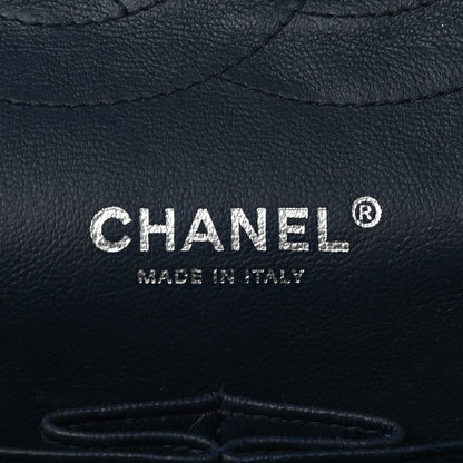 Chanel Caviar Quilted Jumbo Double Flap Navy Blue 5 of 9