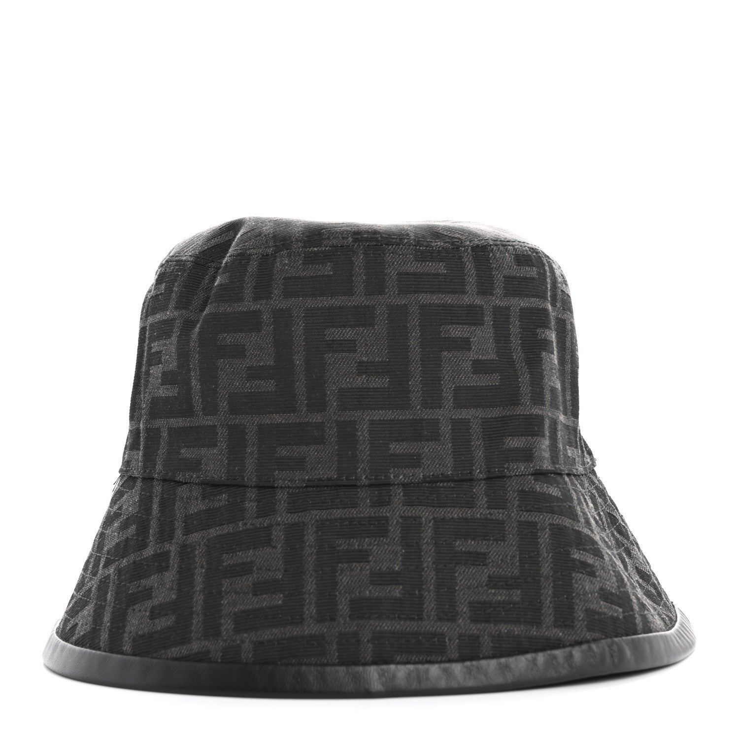 Fendi Technical Fabric FF Reversible Bucket Hat S Black 6 of 8