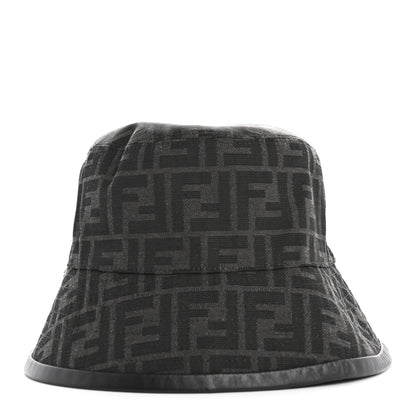 Fendi Technical Fabric FF Reversible Bucket Hat S Black 6 of 8