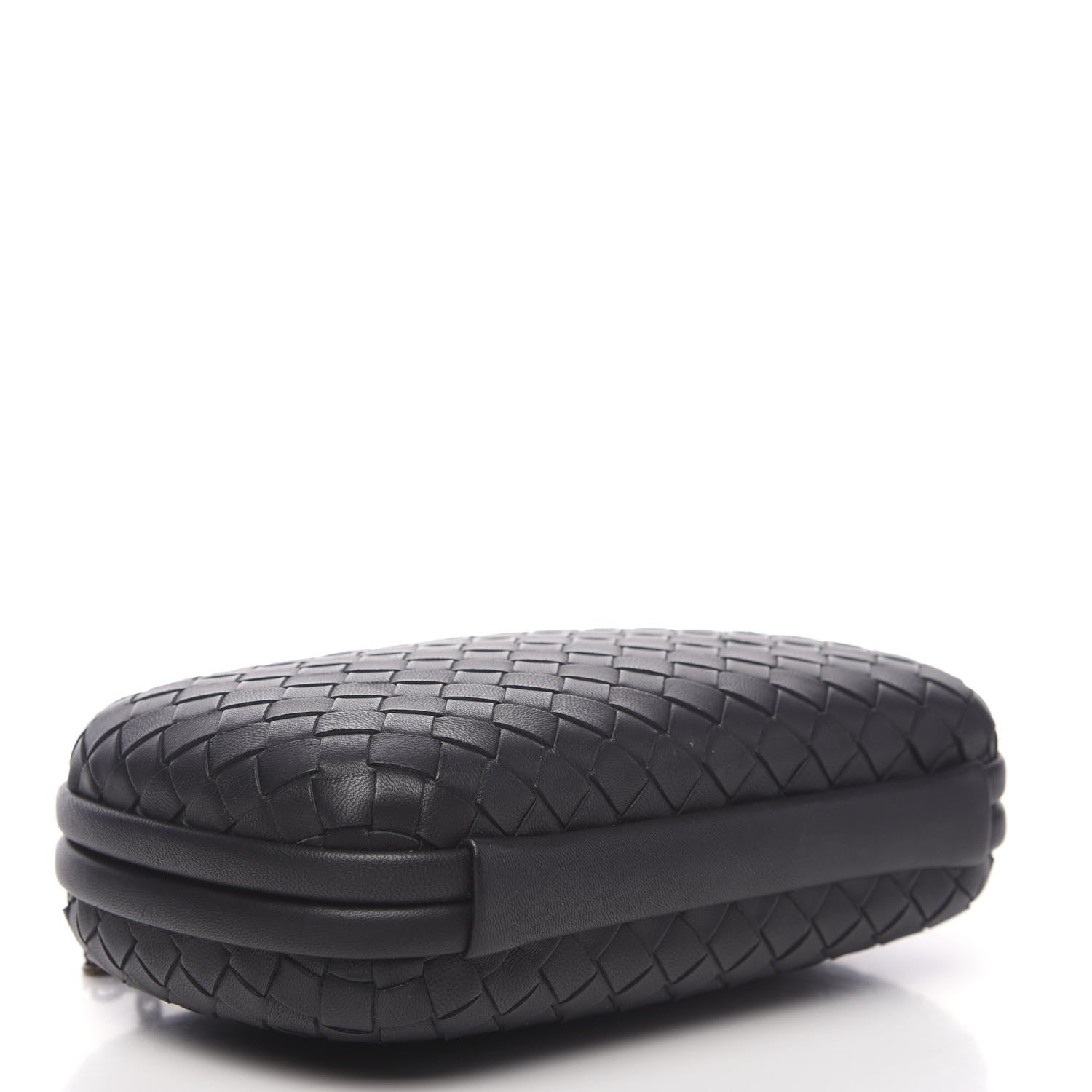 Bottega Veneta Nappa Intrecciato Chain Knot Clutch Black 3 of 8