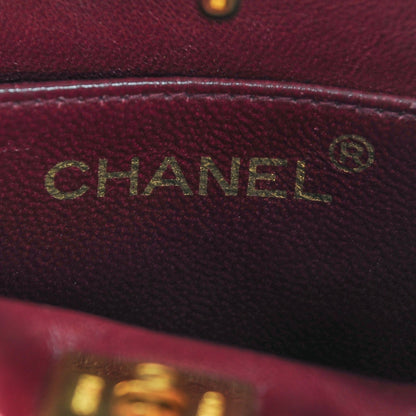 Chanel Lambskin Quilted Shoulder Bag Black 8 of 10