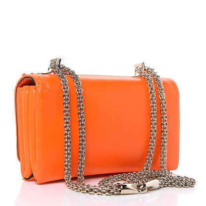 Valentino Garavani Nappa Studded Va Va Voom Shoulder Bag Orange 3 of 13