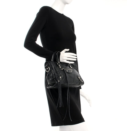 Balenciaga Agneau Classic Silver Hardware S City Black 3 of 8