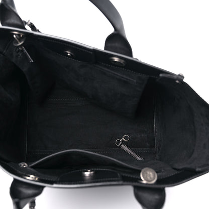 Chanel Caviar Small Studded Deauville Tote Black 5 of 16