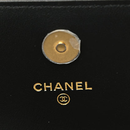 Chanel Lambskin Quilted Chanel 19 Flap Clutch Black 6 of 8