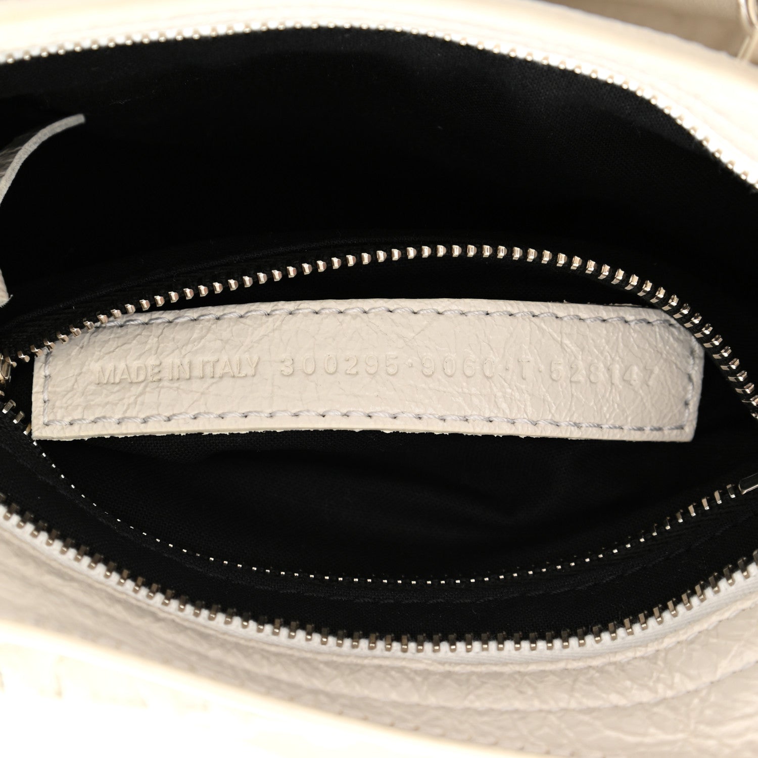 Balenciaga Agneau Classic Silver Hardware Mini City Beige White 8 of 9