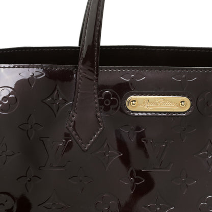 Louis Vuitton Vernis Wilshire PM Amarante 9 of 14