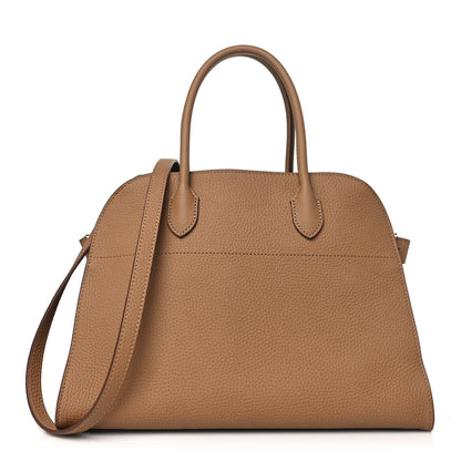 The Row Matte Grained Calfskin Soft Margaux 12 Sandpit 1 of 9