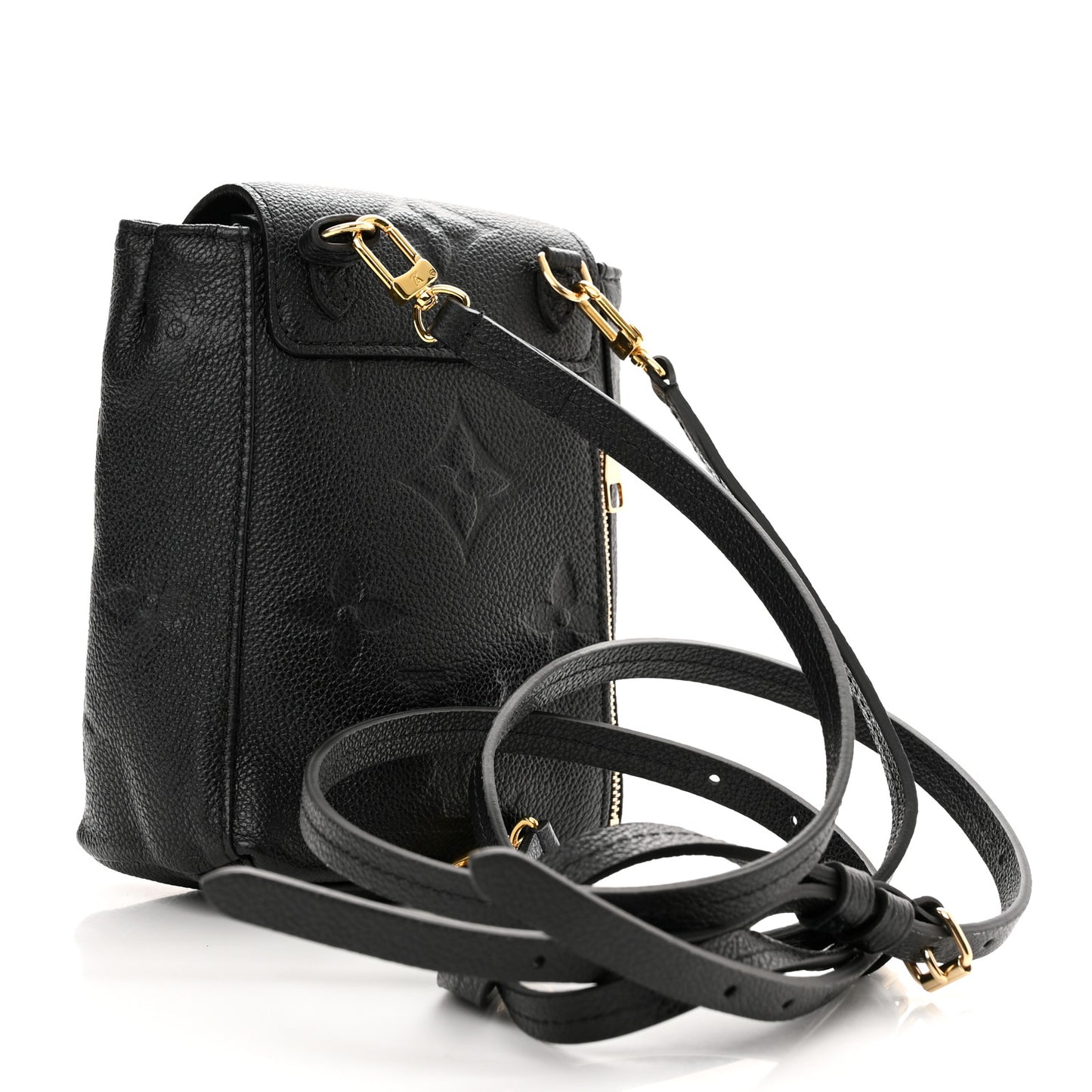 Empreinte Monogram Giant Tiny Backpack Black