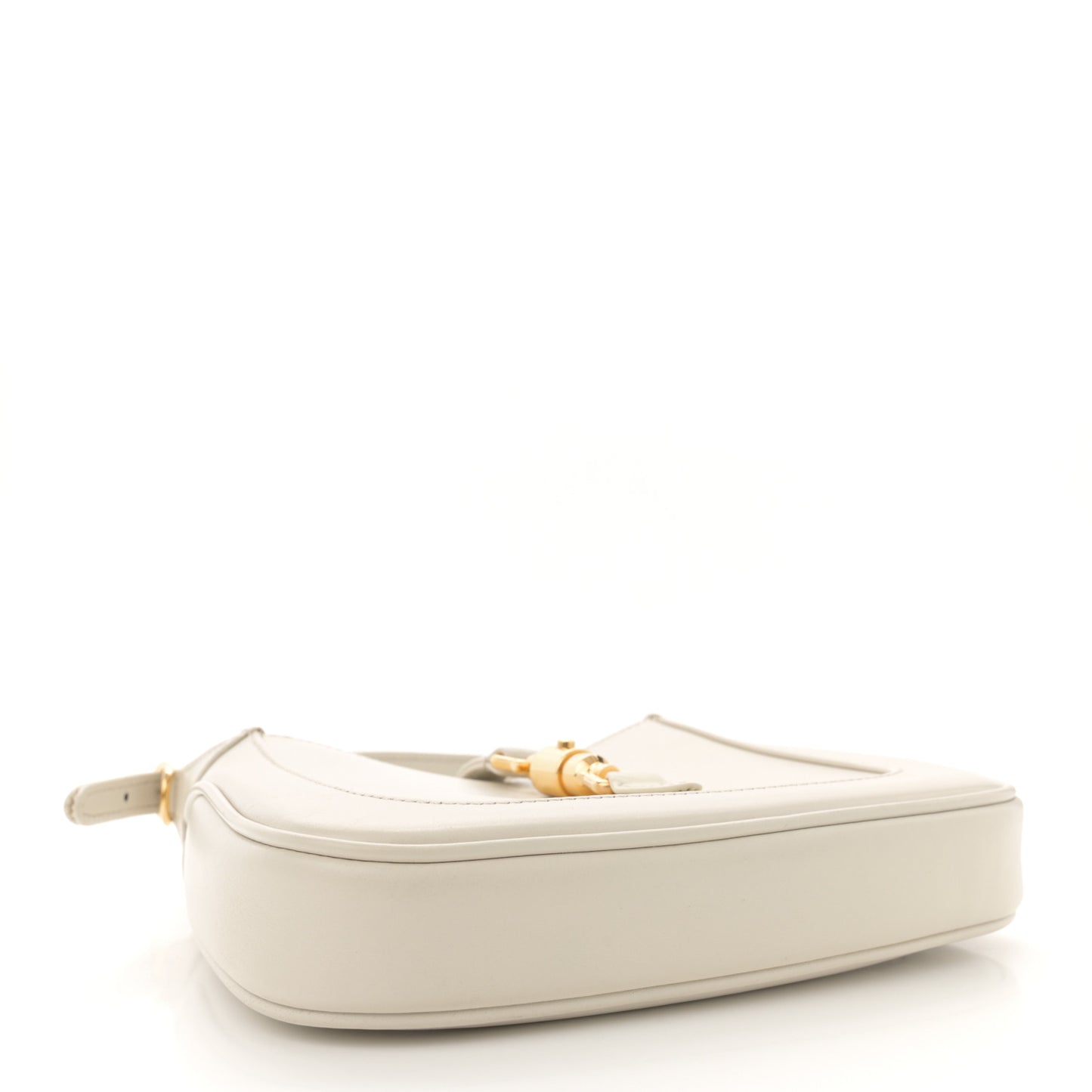 Boarded Dyana Lux Calfskin Mini Jackie 1961 Hobo Mystic White