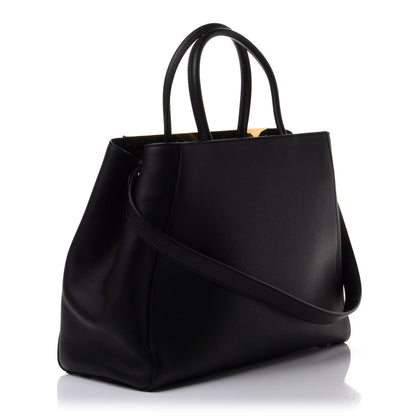 Fendi Vitello Elite Regular 2Jours Tote Black 3 of 10