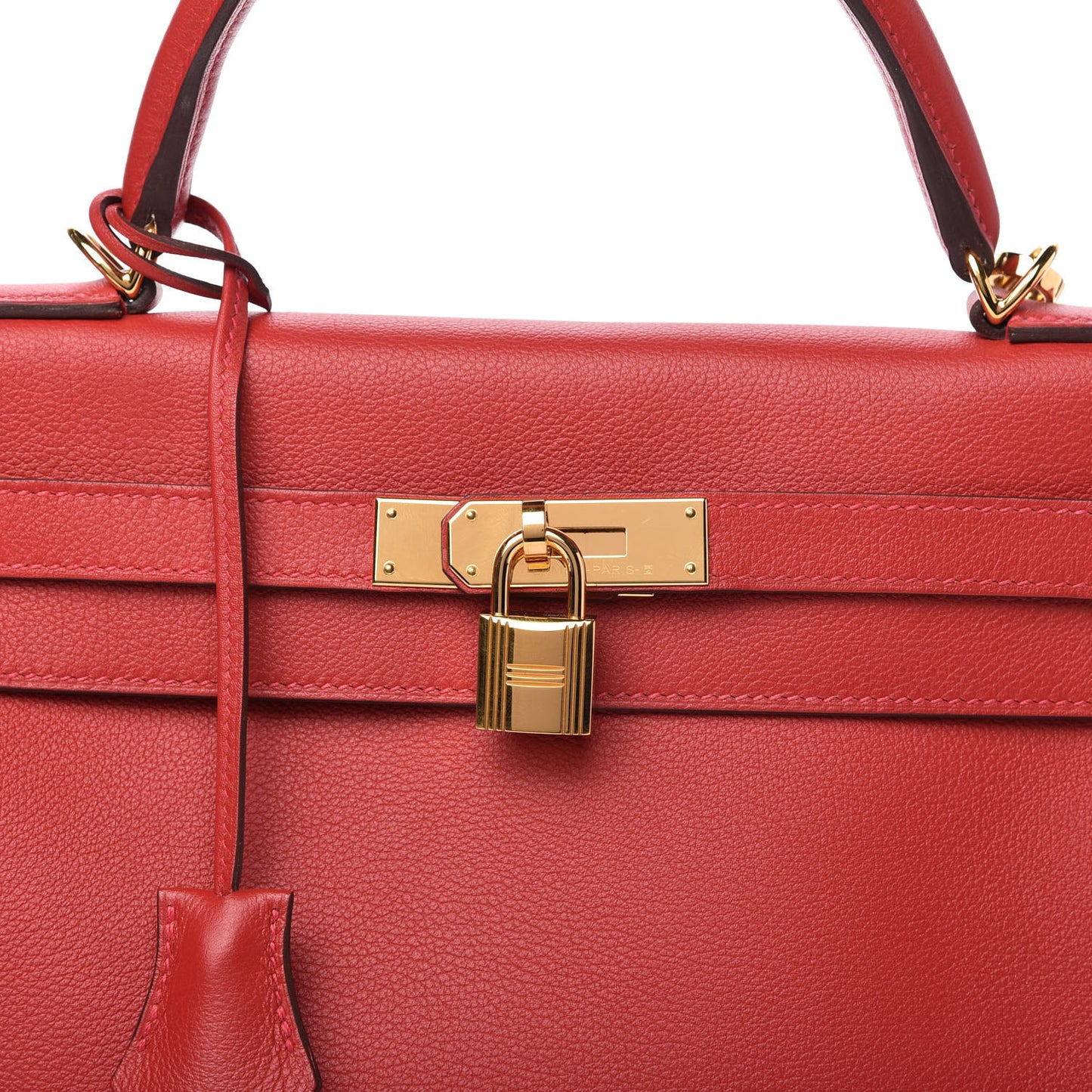 Evercolor Kelly Retourne 32 Rouge Casaque