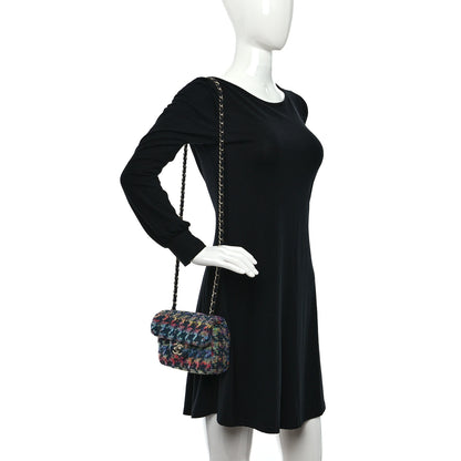Chanel Knit Mini Rectangular Flap Multicolor 2 of 12