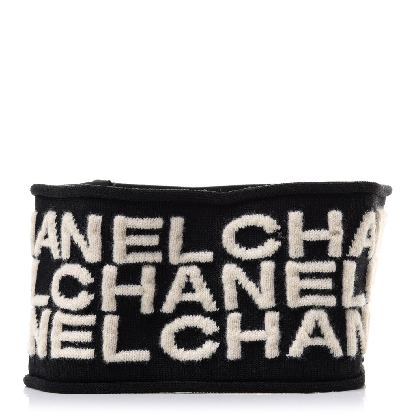 Cashmere Logo Headband Black White