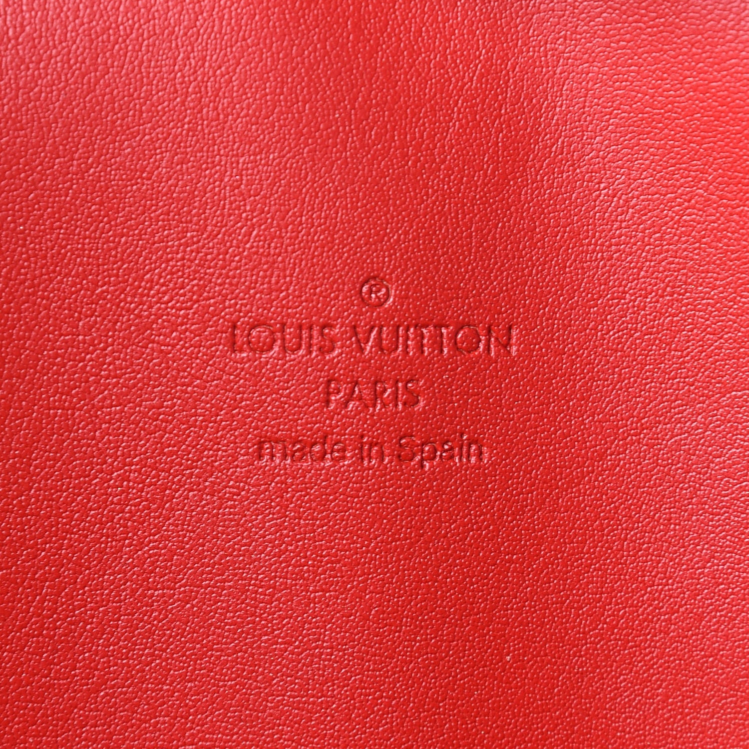 Louis Vuitton Vernis Sutton Rouge 6 of 14