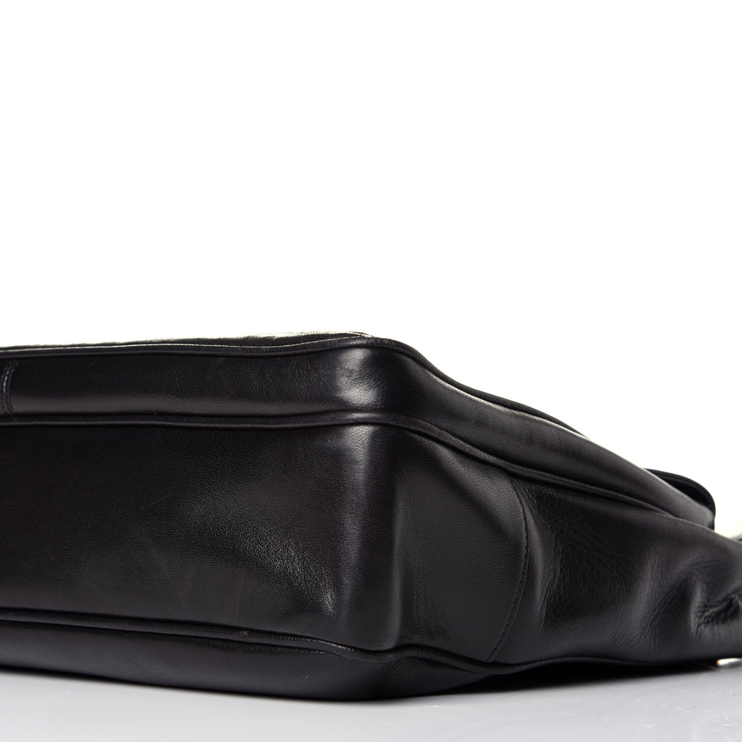 Chanel Lambskin Flap Shoulder Bag Black 10 of 10