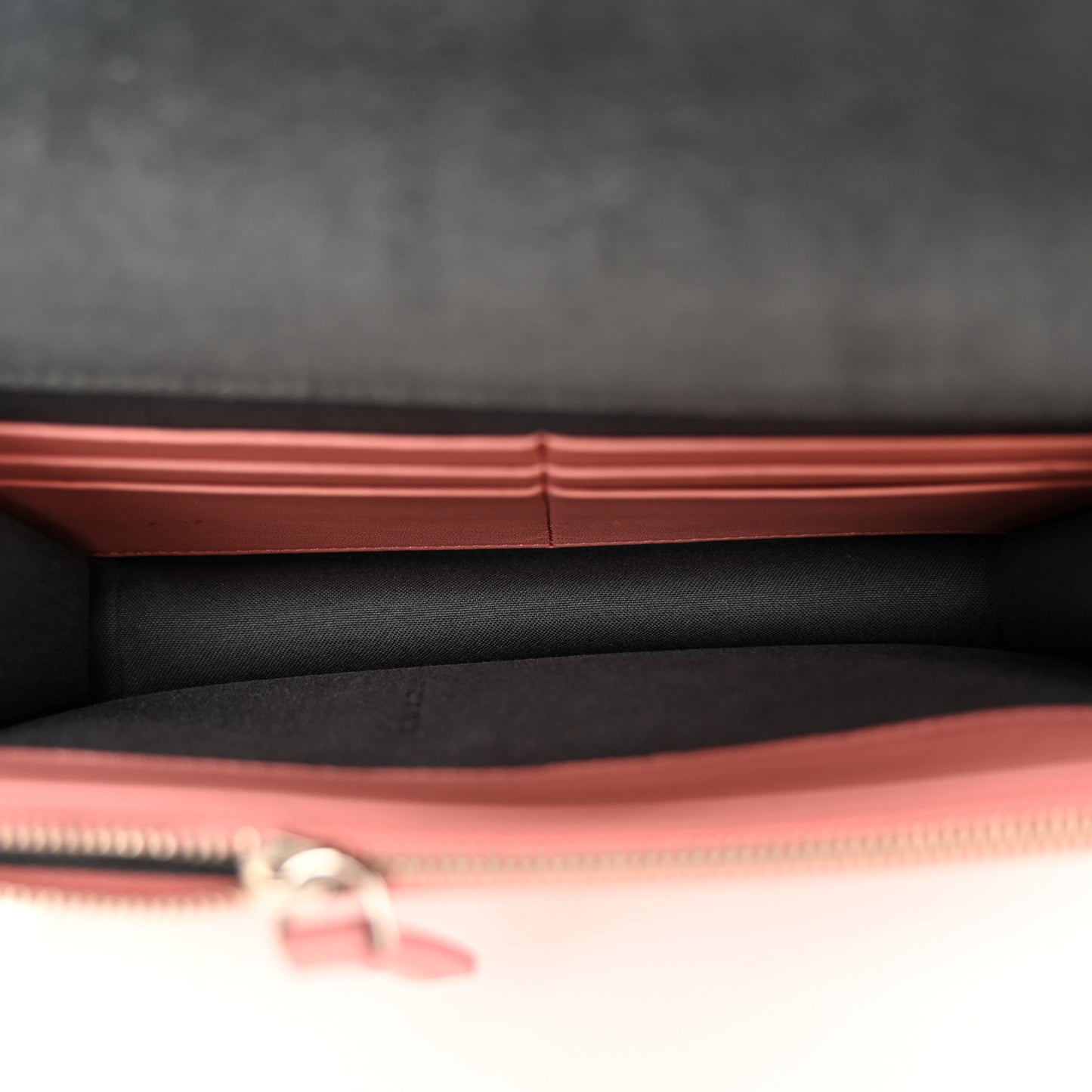 Vitello Studded Tube Wallet on Chain Pink