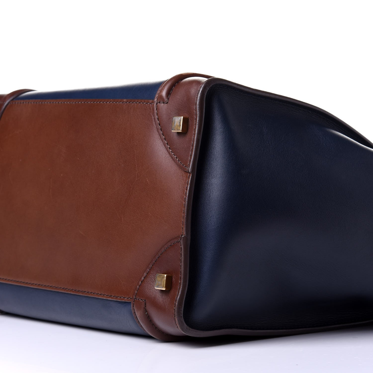 Celine Smooth Calfskin Mini Tri-Color Luggage Navy 10 of 10